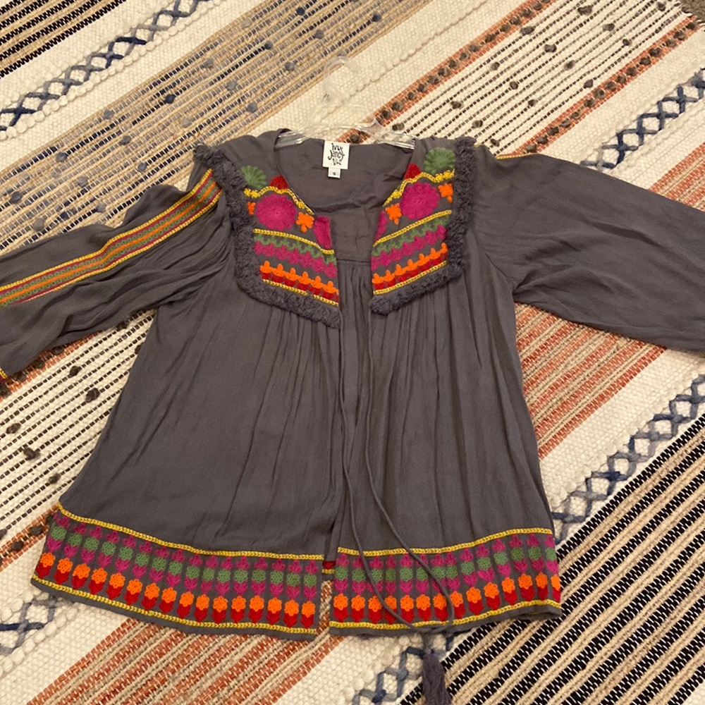 Ivy Jane Fiesta Embroidery Swing Jacket